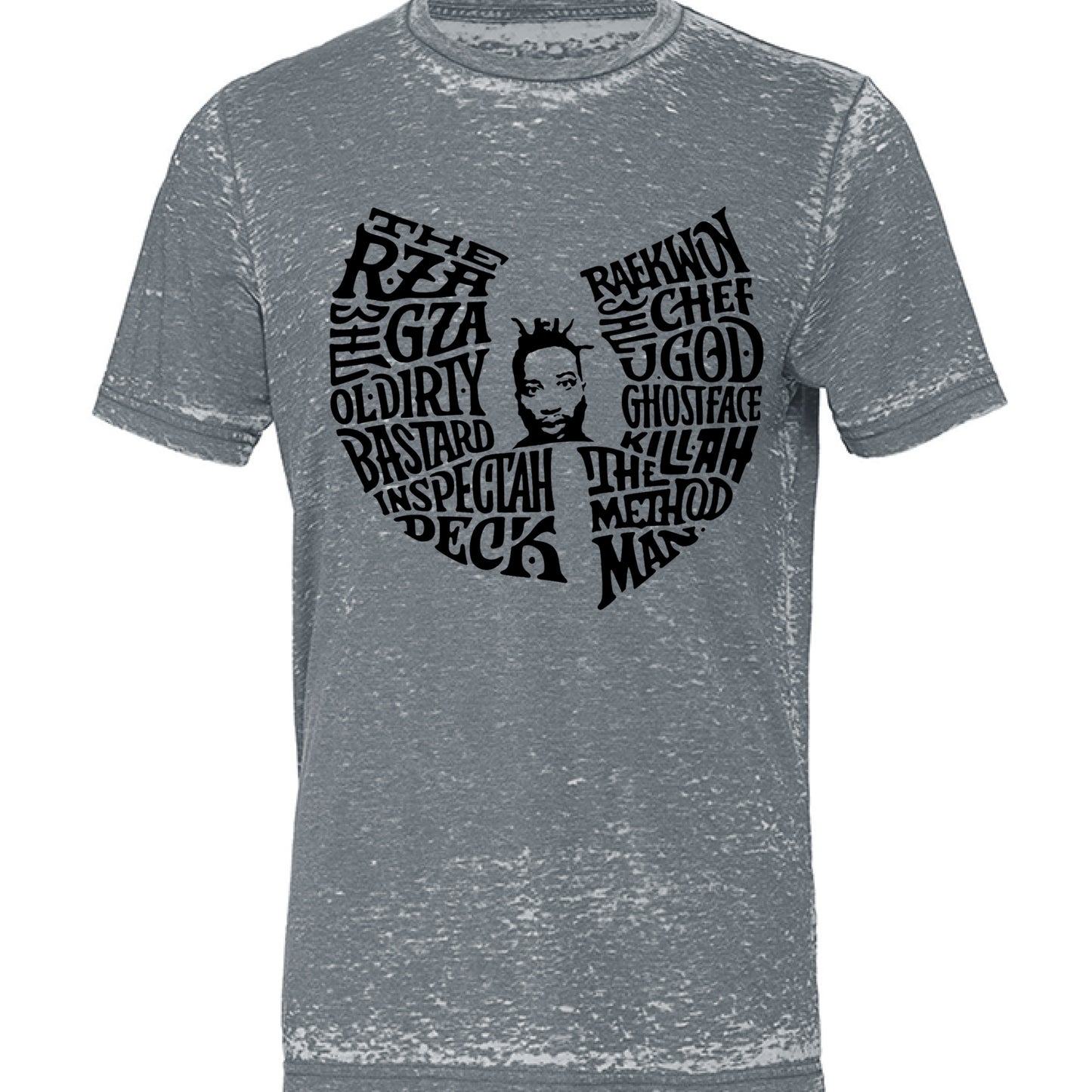 GREY ACID WASH - FRONT