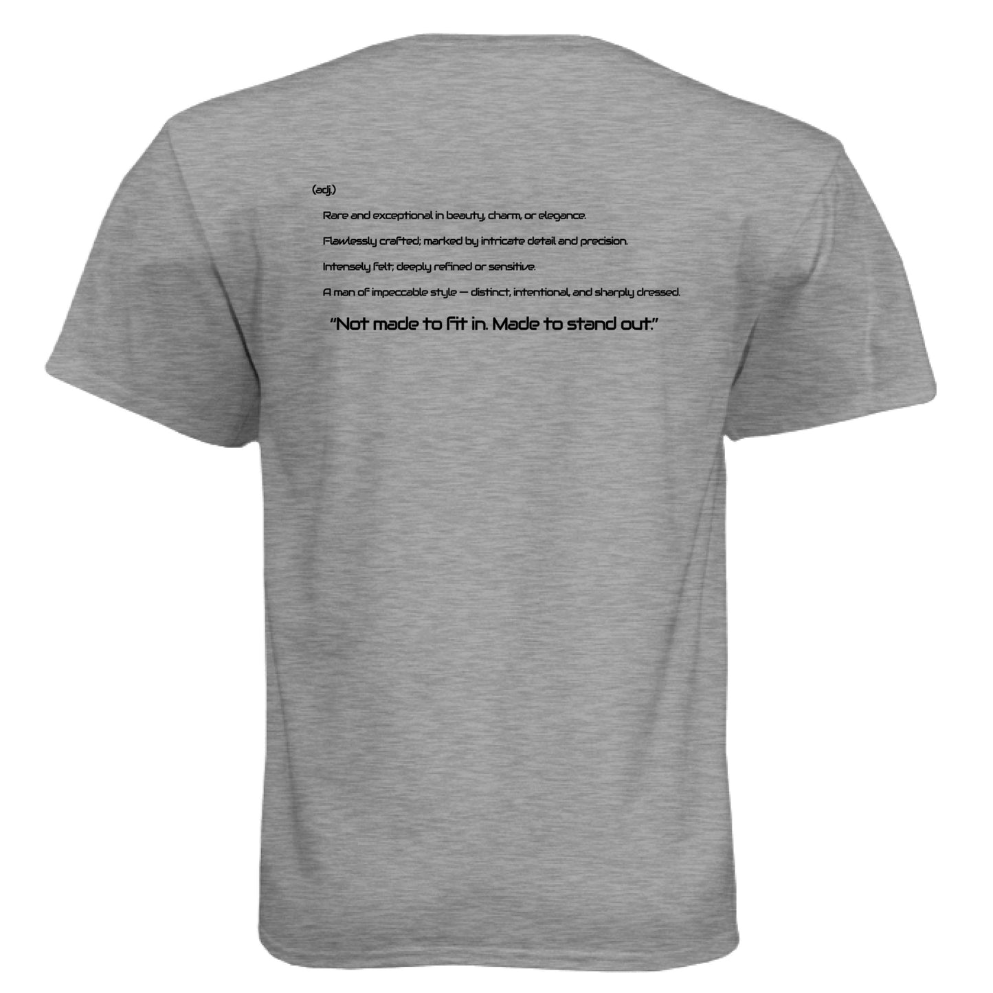 Dark Heather Grey (60/40) - BACK