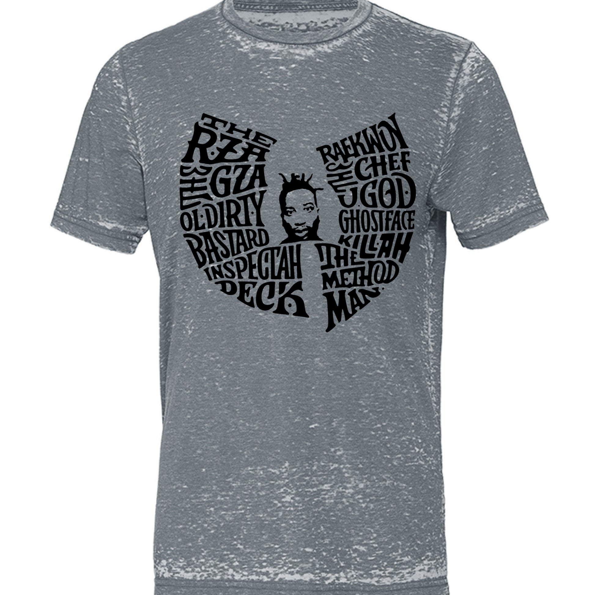 GREY ACID WASH - FRONT