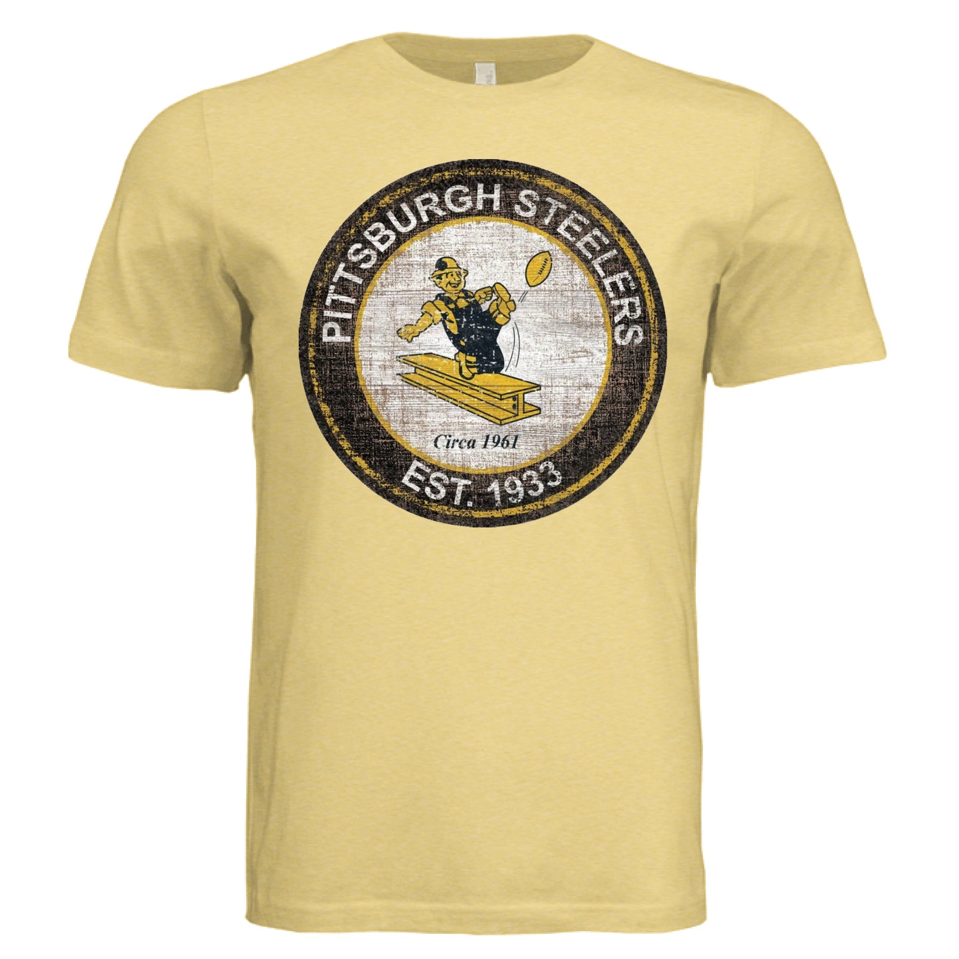 Pale Yellow Triblend - FRONT