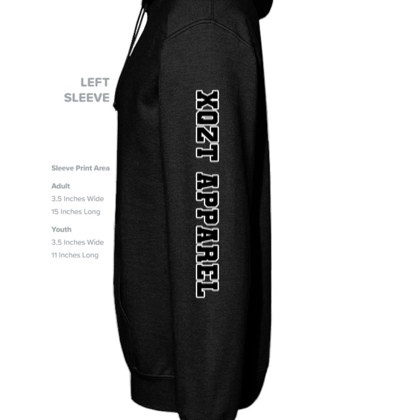 BLACK/ BLACK - SLEEVE_LEFT